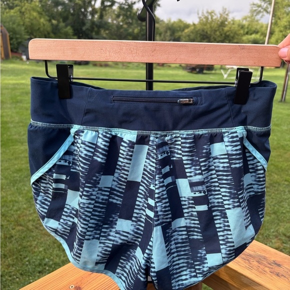 Under Armour Women's Teal and Navy Athletic Shorts - Picture 4 of 4